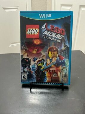 Lego Wii U Game with Blue Case and Multicolor Cover Art